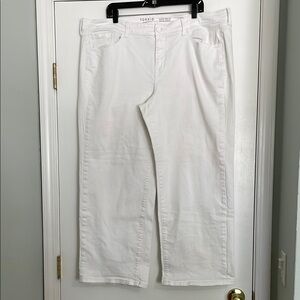 Torrid Women's White Perfect Wide Leg Jeans
